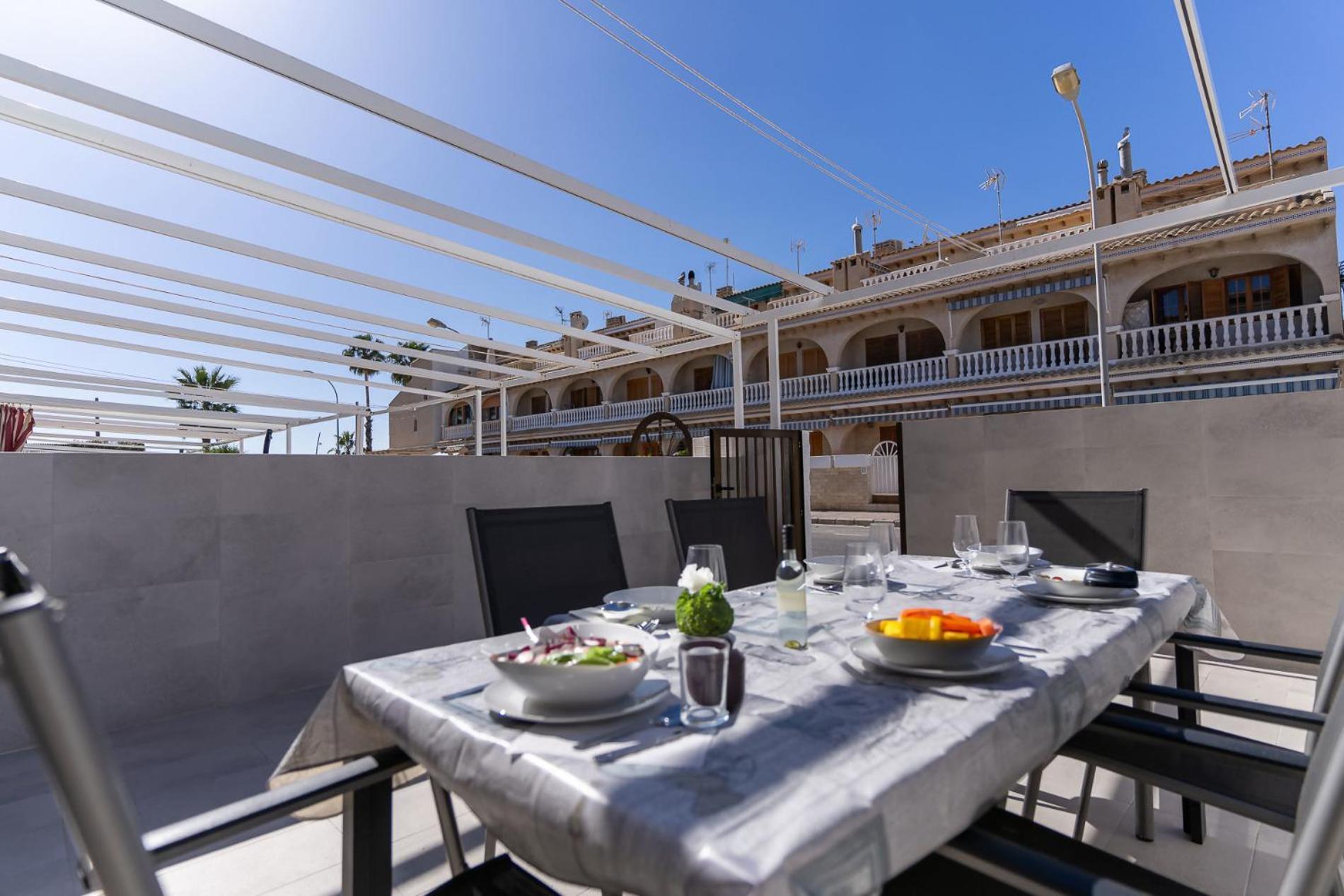 Rentafive Gran Casa Reformada Terraza Villa Santa Pola Eksteriør billede